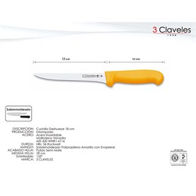 Cuchillo Deshuesar 3 Claveles - 1