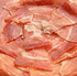 Plato de jamón cortado